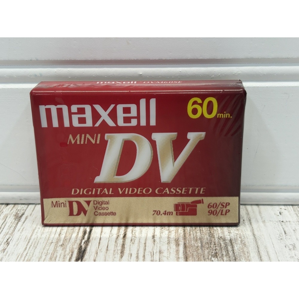 Maxwell Mini DV Video Cassette 60 Minutes SEALED